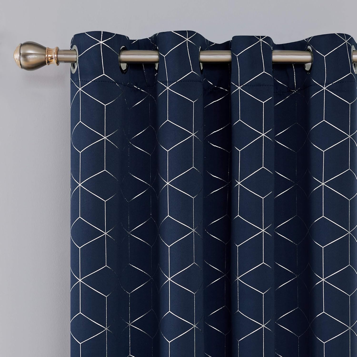 Deconovo Home Decoration Diamond Foil Printed Thermal Insulated