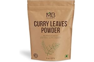 MB Herbals Curry Leaf Powder 227 Gram | 8 oz | Curry Leaves Powder | Promotes Hair Growth | Hair Volume | Thicker Hair