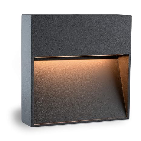 Verlichting En Lampen Aussen Wandlampe Led Ip54 Rund Flach Treppen