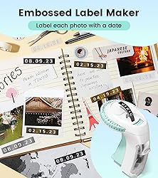 Embossing Label Maker with 10 Tapes, Vixic Omega S