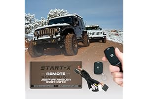 Start-X Long Range (2000-ft) Plug N Play Remote Starter Kit for Jeep Wrangler 2007-2018