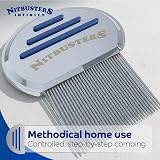 Nitbusters Infinity Stainless Steel Headlice Removal Comb with Grooves view 5