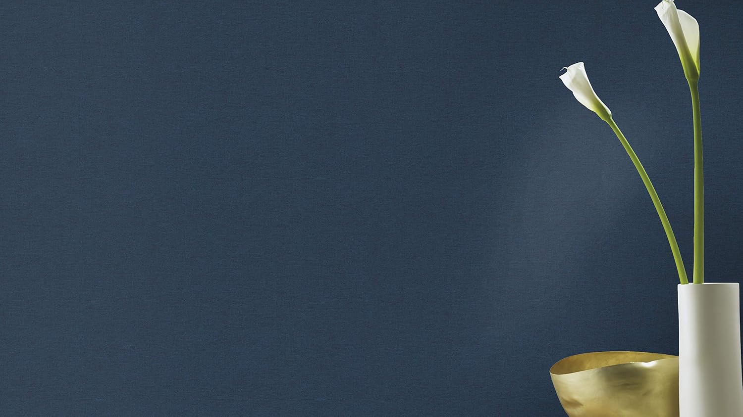 Rasch Wallpaper Denzo Linen Effect Navy 449860 Blue Wall Paper 449860, 53 x 1005 cm - Image 4