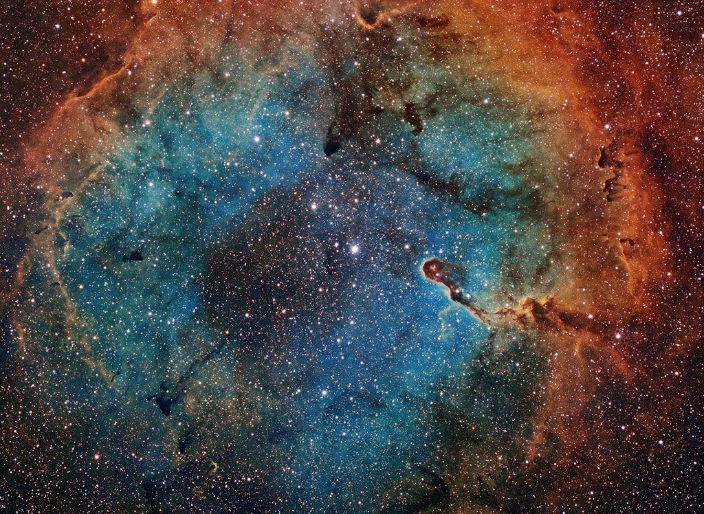 PigBangbang,Handmade 20.6 X 15.1'' Premium Basswood Bright Colorful 500 Piece Jigsaw Puzzle for Adult in Box Can Be Mural Home Decoration-Space Outer Universe Stars Hubble