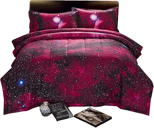 Amazon Com A Nice Night 3d Galaxy Blanket Comforter Bedding Sets