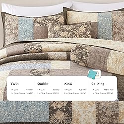 NIUDÉCOR HOME Patchwork Comforter 3pcs King Size