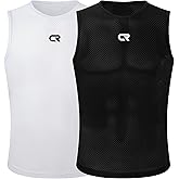 Coconut Ropamo CR 2 Pack Men's Cycling Base Layer Vests Quick Dry Bike Tank Top Breathable Bike Riding Undershirt