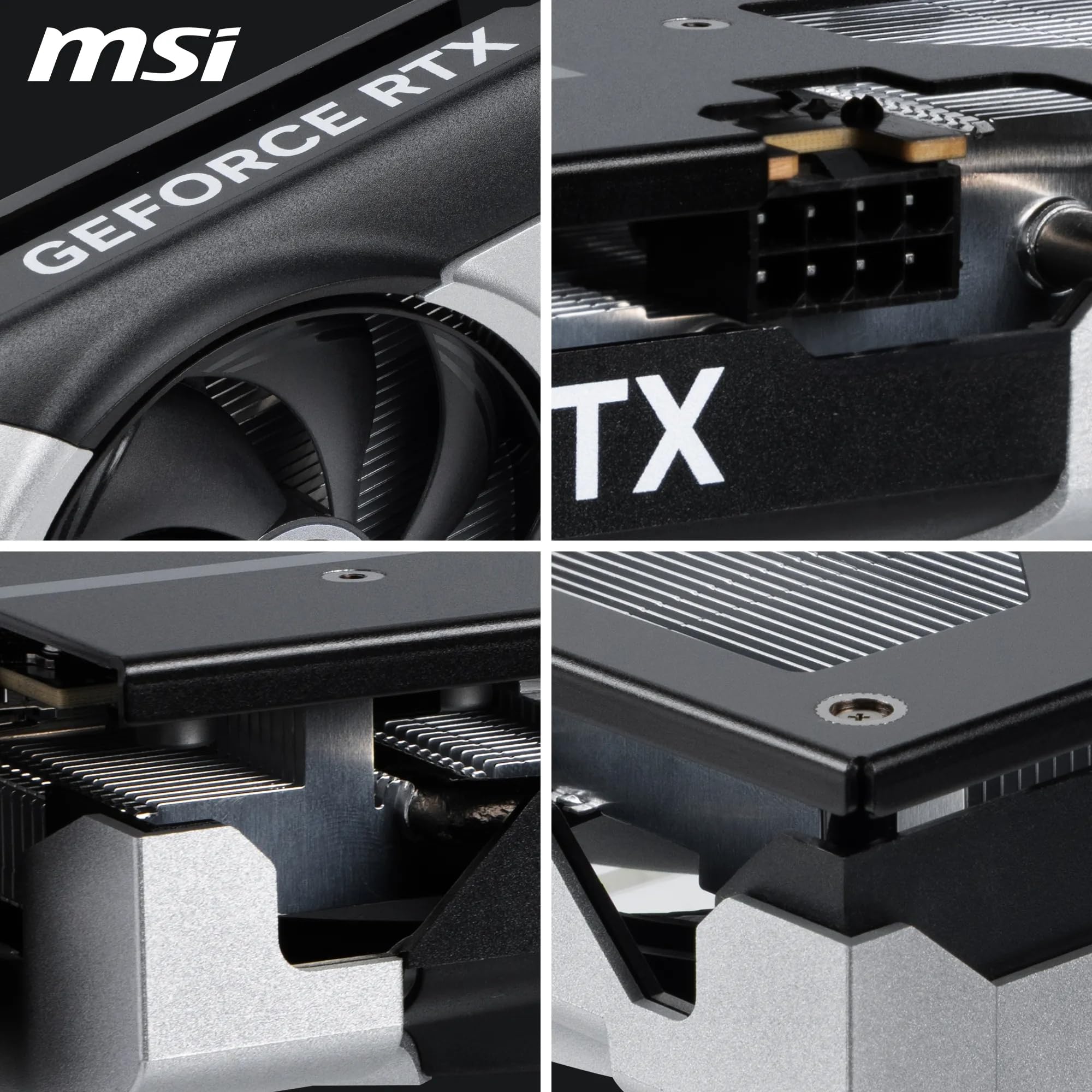 MSI GeForce RTX 5060 Ti 8G Ventus 2X OC Plus - 8GB GDDR7 (28Gbps/128-bit), PCIe 5, Boost: 2602 MHz, HDMI 2.1b, DisplayPort 2.1b, Extra Core-Pipes 7