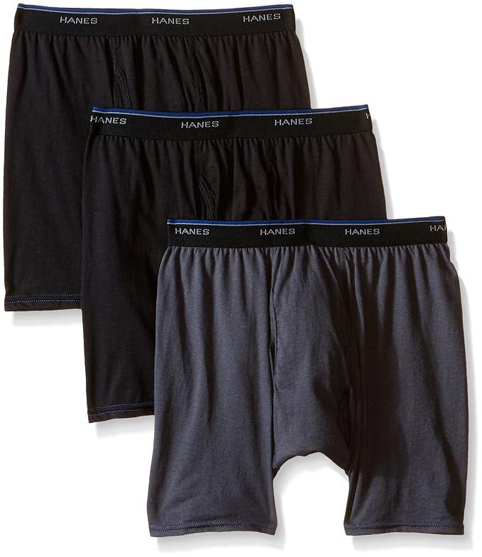 Buy Hanes Men's 3 Pack Tagless ComfortBlend Boxer Brief with Comfort