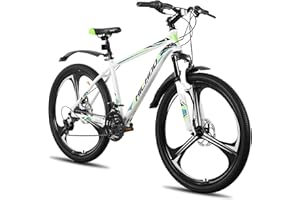 HH HILAND HILAND 26" MTB Mountain Bike for Men Women Adults, 18-Speed, Disc Brake, Lightweight Aluminum Frame, 3/6 Spoke Wheel