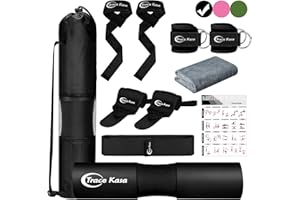 TRACE KASA Barbell Pad Set: Hip Thrusts Pad for Squats Weight Lifting Gym Equipment Accessories