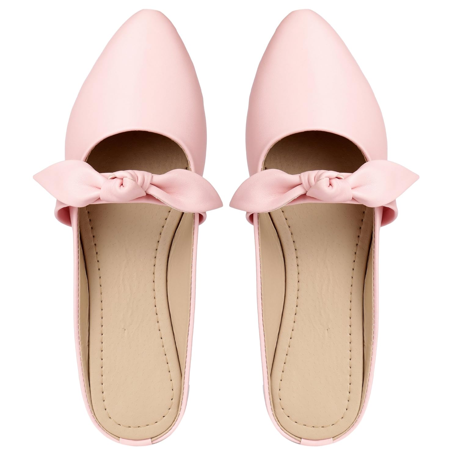 do bhai women's synthetic ballerinas