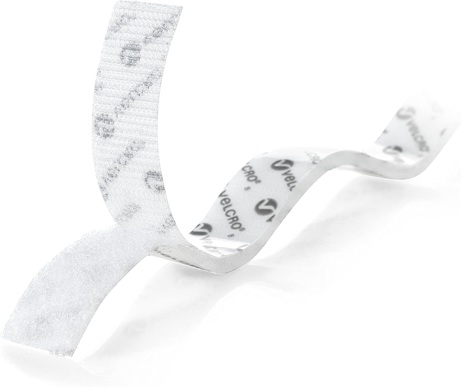 VELCRO Brand 15ft x 3/4in | White Tape Roll with Adhesive | Cut Strips to Length | Stick on Hook and Loop Fasteners to Organize Home Office or Classroom (90082): Sports & Outdoors