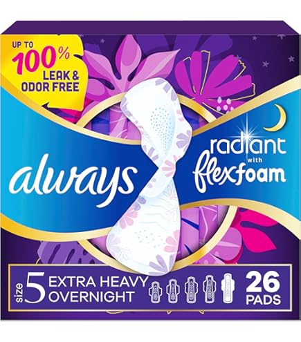 Amazon.com: Always Infinity FlexFoam Pads for Women, Size 4