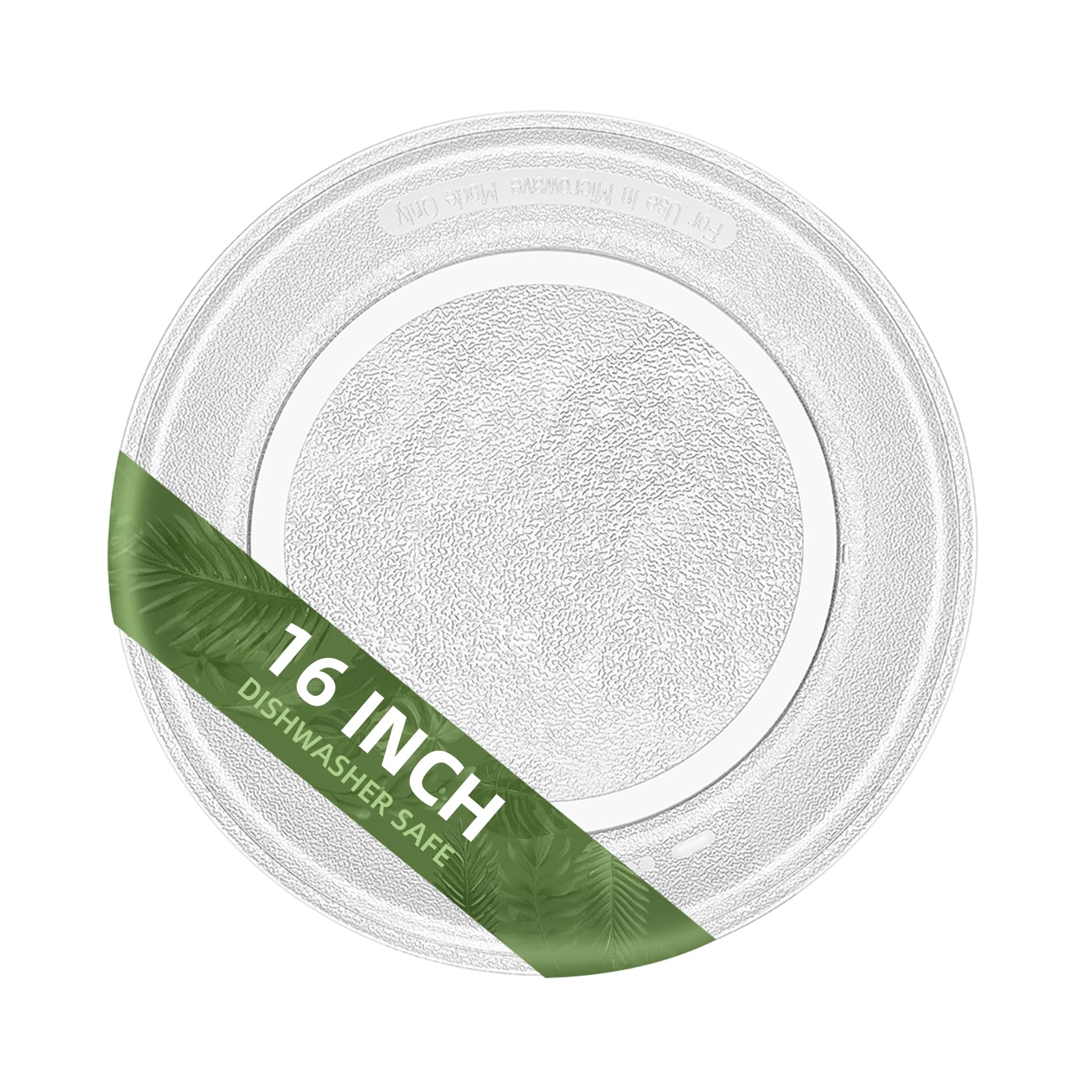 Photo 1 of 16" Microwave Glass Plate for GE Built-In Combination Microwave WB49X10166, Compatible With WB27X43590 Convection Wall Oven 16 inch Replacement Microwave Glass Plate - Dishwasher Safe