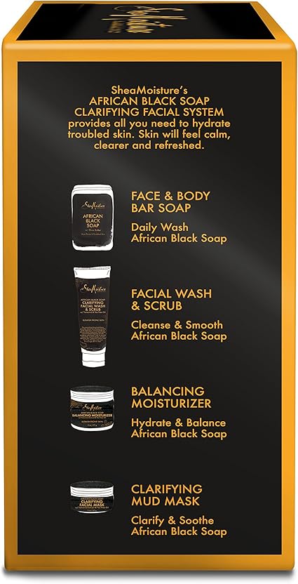 shea moisture clarifying facial system