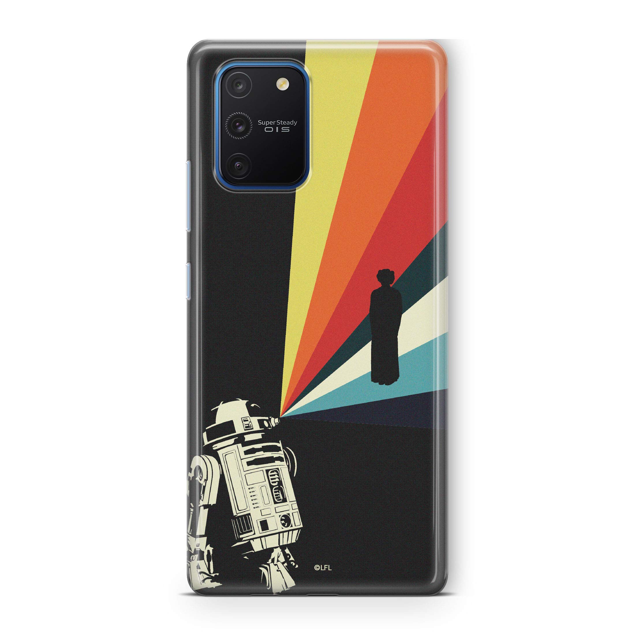 ERT GROUP mobile phone case for Samsung S10 Lite/A91 original and officially Licensed Star Wars pattern R2D2 003 optimally adapted to the shape of the mobile phone, case made of TPU