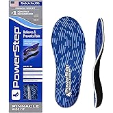 PowerStep Wide Fit Orthotics Insoles, Wide Feet Arch Support, Plantar Fasciitis Relief, Mild Pronation, Orthotics That Supports Ankle & Knee Pain for Men and Women, Made in The USA