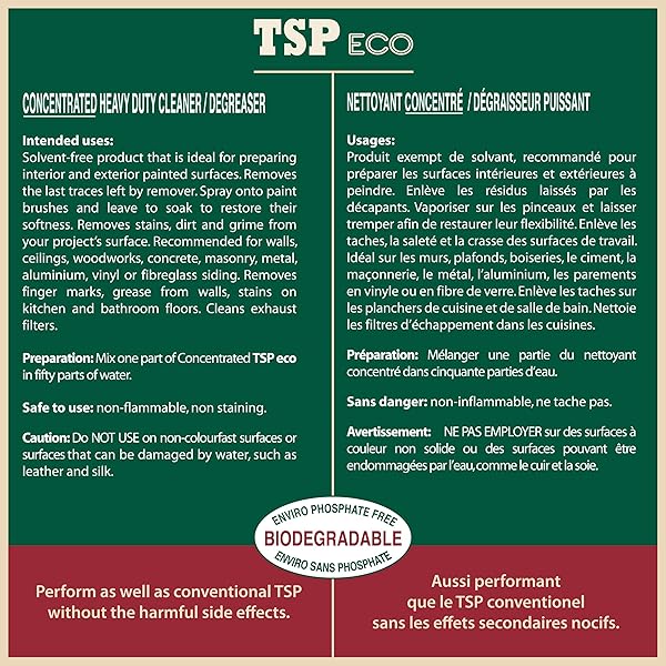 SAMAN TSP ECO – HEAVY DUTY CLEANSER AND DEGREASER (28 OZ READY-TO-USE 44108)