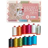 Aurifil Edyta Sitar Secret Stash Thread Collection 50wt 12 Large Spools