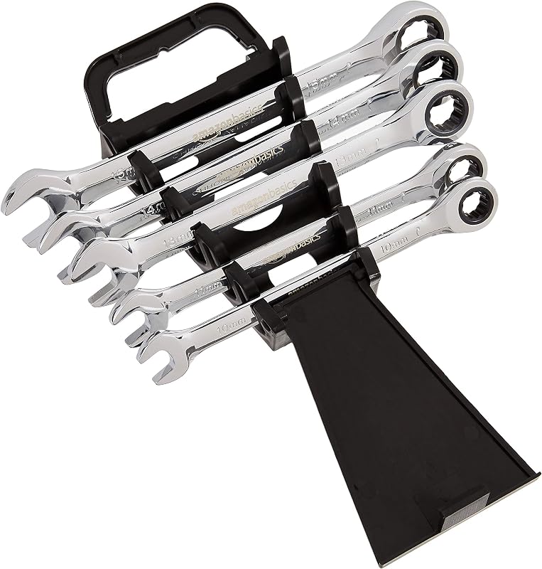 Set di chiavi a cricchetto metriche a 5 pezzi