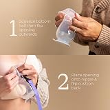 Lansinoh Silicone Manual Breast Pump Collector with Lid and Neck Strap 100ml view 7