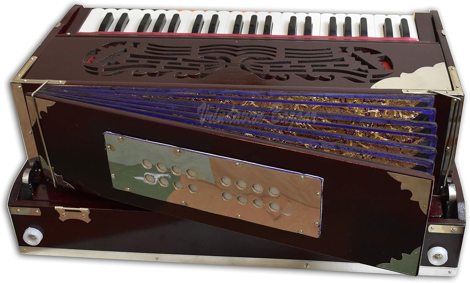 2 Reeds Deluxe Portable Harmonium 3.5 octaves Dark
