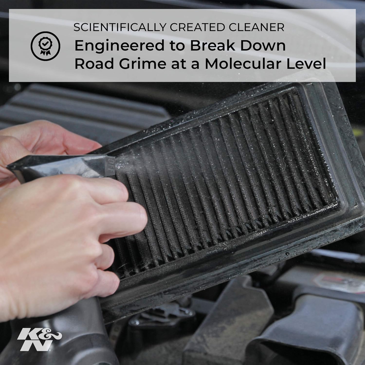 K&N Air Filter Cleaning Kit: Aerosol Filter Cleaner and Oil Kit; Restores Engine Air Filter Performance; Service Kit-99-5000: Automotive