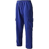 Hat and Beyond Mens Cargo Sweatpants Heavyweight Pants Fleece Long S-5XL