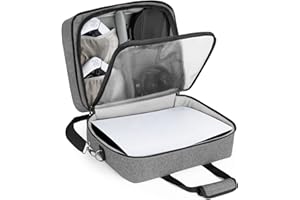 Trunab Gaming Console Bag Compatible with PS5/PS4/PS4 Pro/PS4 Slim/Xbox One/Xbox One X/Xbox One S, Portable Travel Handbag wi