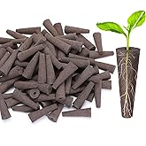 Doter 100 pcs Grow Sponges for Hydroponics Compatible with AeroGarden, Hydroponics Growing System Pods, General Hydroponics Rapid Rooter, Starter Plug for Seeds or Cuttings