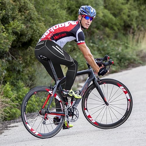 Parateck Men's Cycling Tights Gel Padded Biking Bicycle Bike Pants