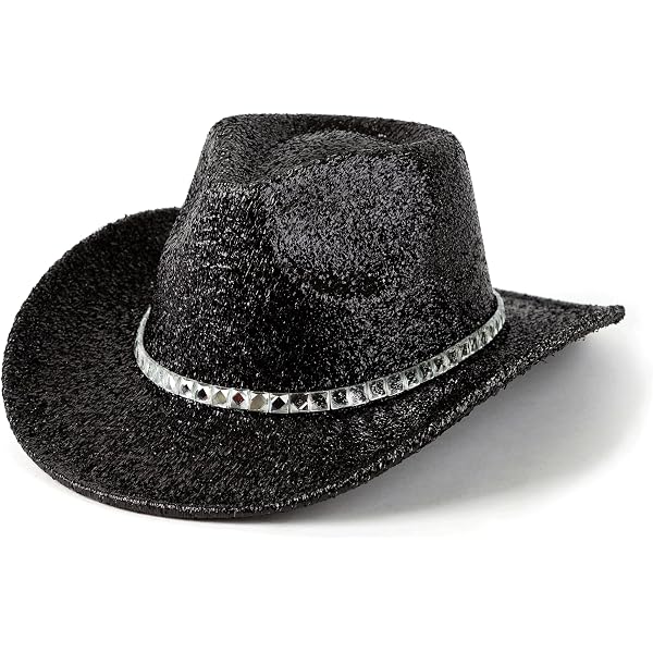 Sparkly Sequin Cowboy Hat for Man and Women, Sparkly Glitter 