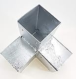 Holzverbinder Eckmodell für Balken 90x90 Pfostenecke Pfostenverbinder