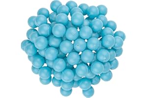 Fairly Odd Novelties 3/4" Mini Ping Pong/Table Tennis/Beer Pong Round Balls (100 Pack), 19mm, Blue