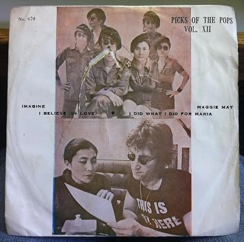John Lennon John Lennon Imagine 45 Rpm Single Amazon Com Music
