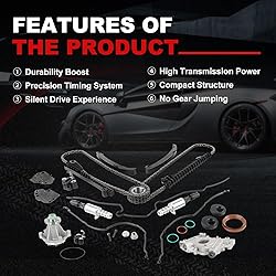 Timing Chain Kit Oil Water Pump 5.4L Fit for