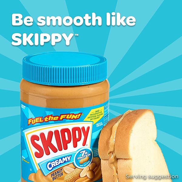 SKIPPY CREAMY PEANUT BUTTER, 64 OUNCE