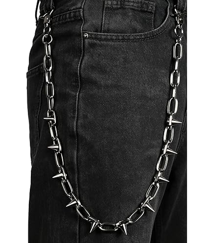Amazon.com: Gold Thorns Wallet Chain, Hip Hop Punk Pants Pocket