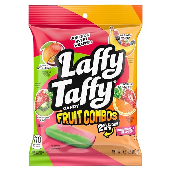 LAFFY TAFFY FRUIT COMBOS, 3.5 OUNCE
