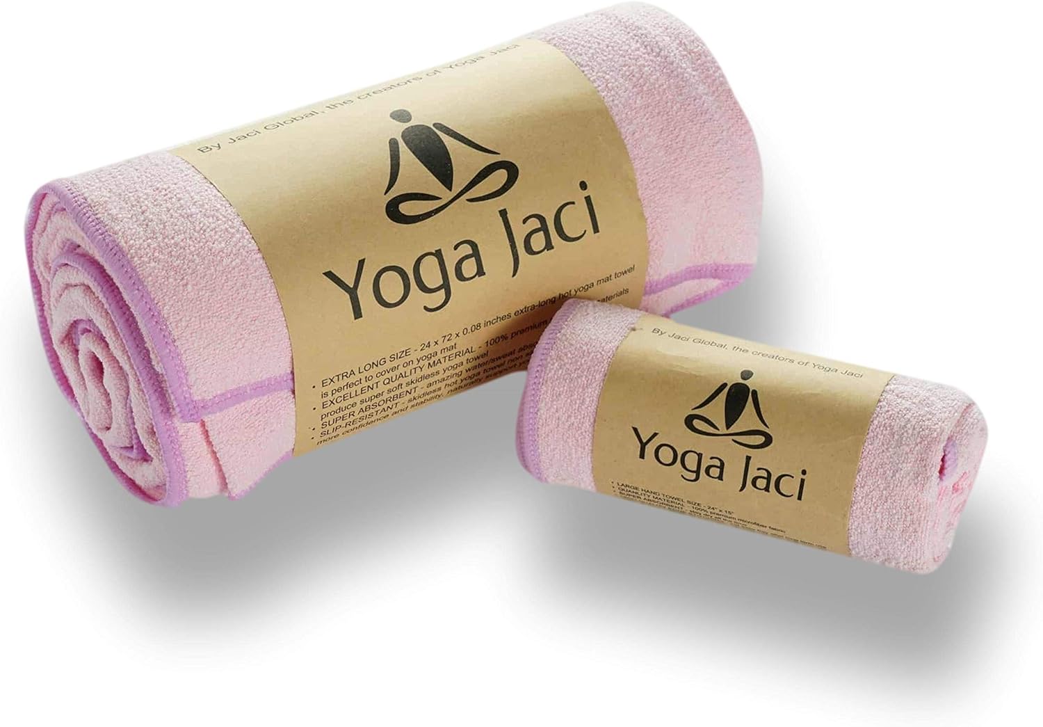 Yoga Jaci Yoga Mat Towel Hand Towel Combo Set Non Slip and