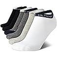 Tommy Hilfiger Womens No Show Socks - 6 Pack Soft Cotton Blend Low Cut Liner Socks for Sneakers, Loafers, Flats (Size: 4-10)