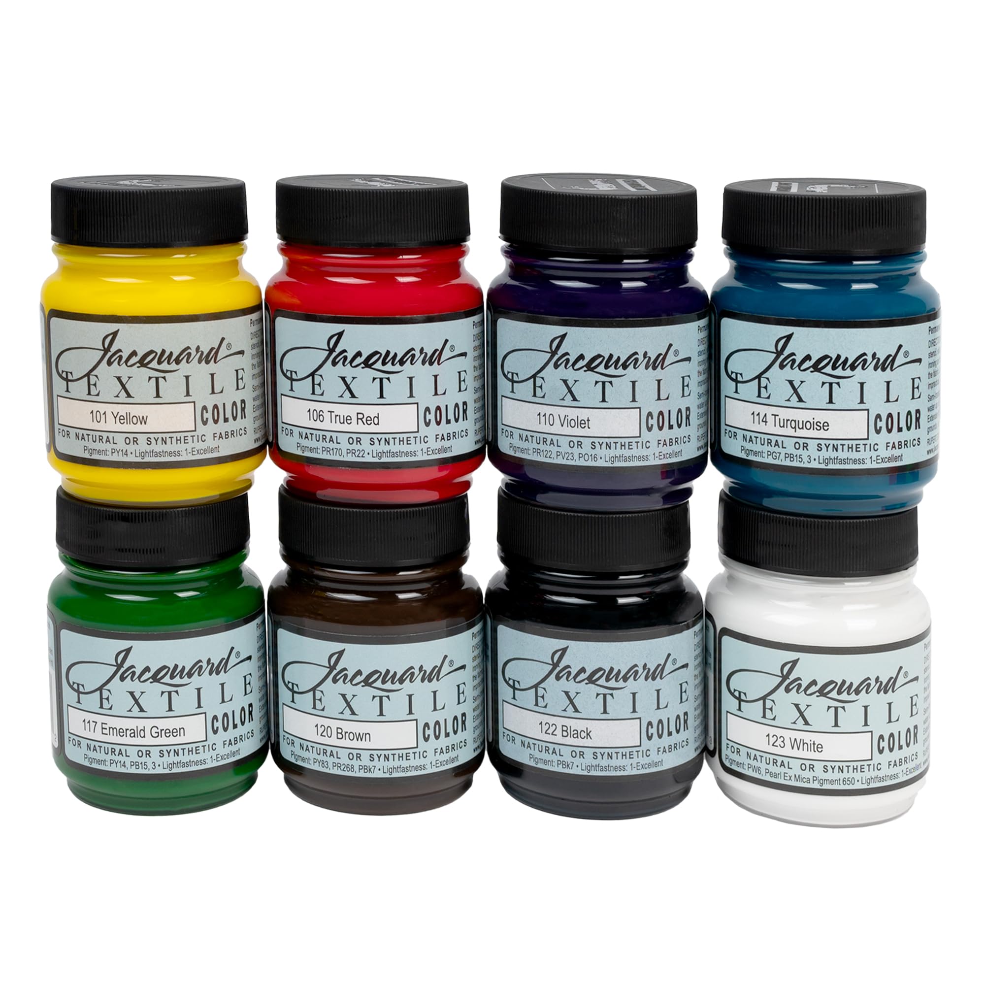 Jacquard Textile 8 Color Primary Set