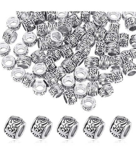 thumbnail image 2 of 20pcs Tibetan Style Antique Silver Lantern Beads – Alloy Metal Spacers – 8mm 2 of 6