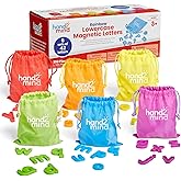 hand2mind Rainbow Lowercase Magnetic Letters (Set of 6)