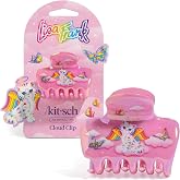 Lisa Frank x Kitsch Medium Cloud Hair Clip for Women - Angel Kitty, 1pc | Lightweight &amp; Sturdy Claw Clip with Rounded Edges for Comfortable Hold, Ideal for Half-Up Hairstyles &amp; Low Buns