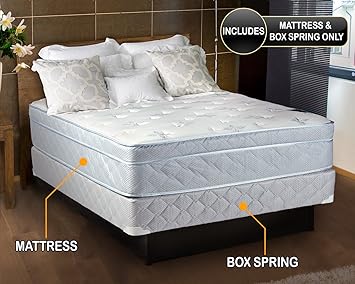 Amazon Com Natures Dream Plush Eurotop Pillow Top Queen Size