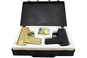 PLATNIUM SALES double eagle twin p328 spring pocket pistols airsoft guns black and gold(Airsoft Gun)