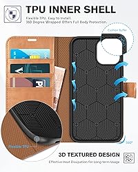 TUCCH Wallet Case for iPhone 12/iPhone 12 Pro