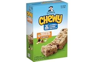 Quaker Chewy Granola Bars, Peanut Butter Chocolate Chip, 58 Count